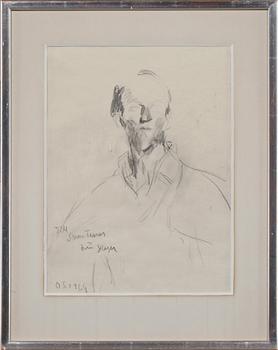 Olle Skagerfors · OLLE SKAGERFORS, teckning, monogramsignerad och daterad 1964.