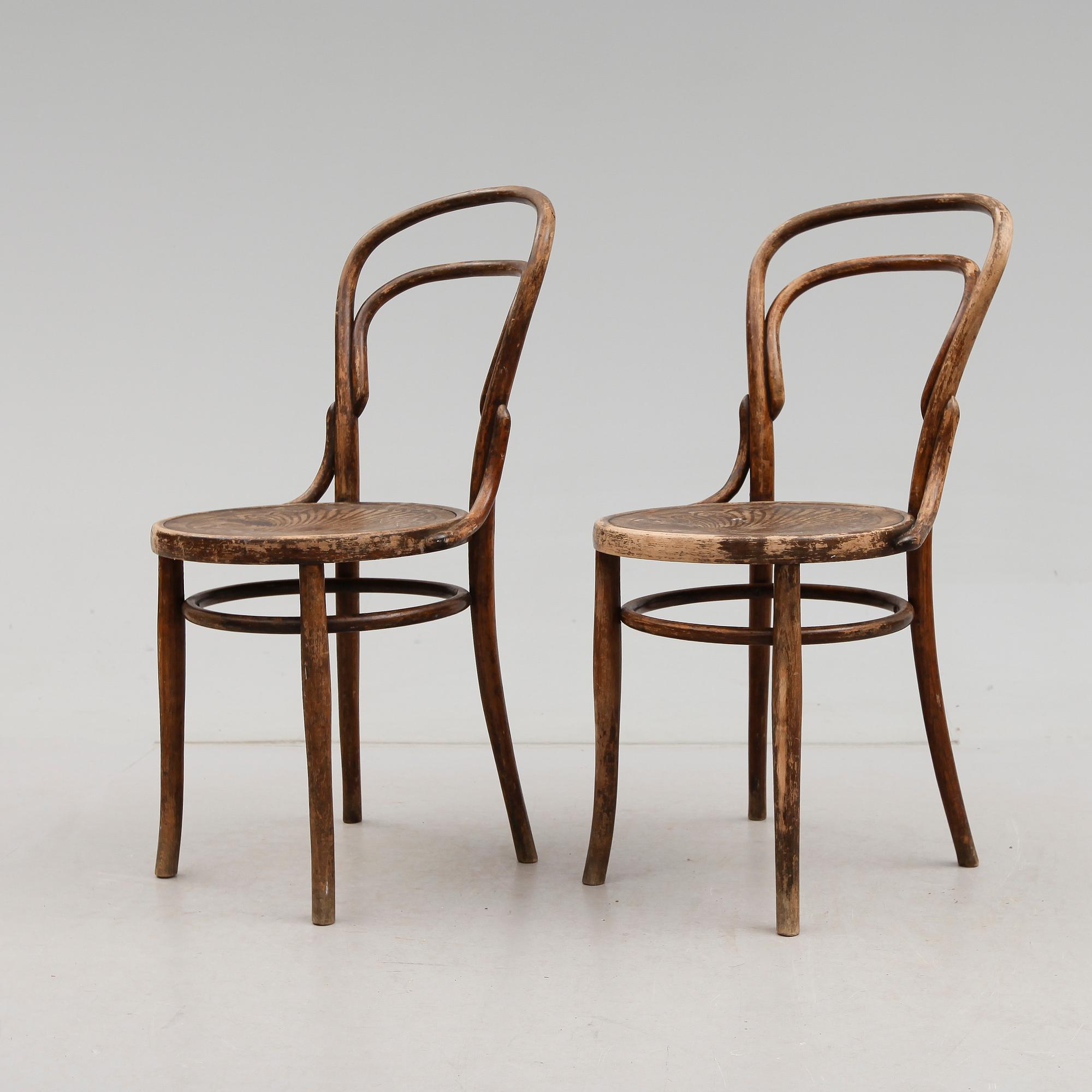 STOLAR, 1 par, Thonetmodell, 1900-talets början.