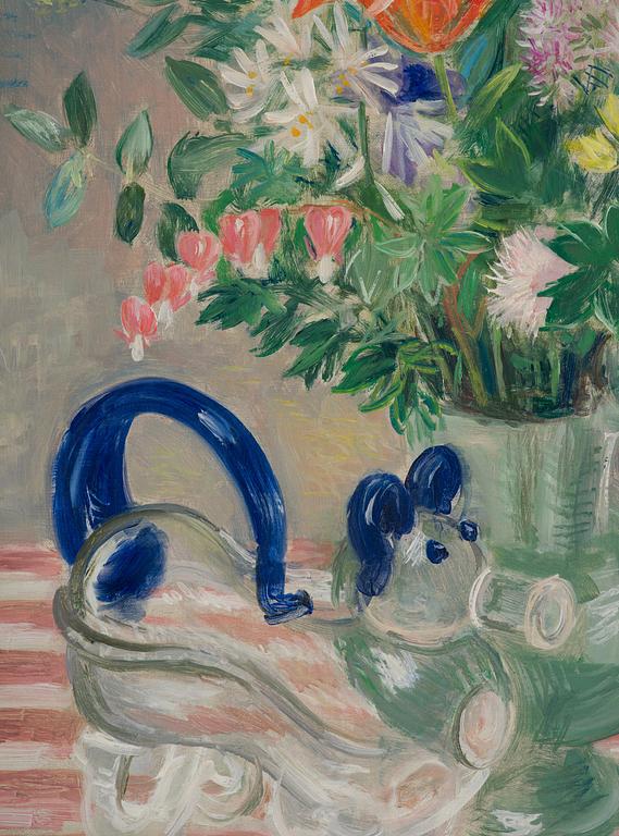 Arthur Percy, "Blommor och glashund".