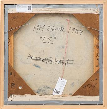 MAX BOOK, oljemålning "ES" signerad och daterad -84 a tergo.