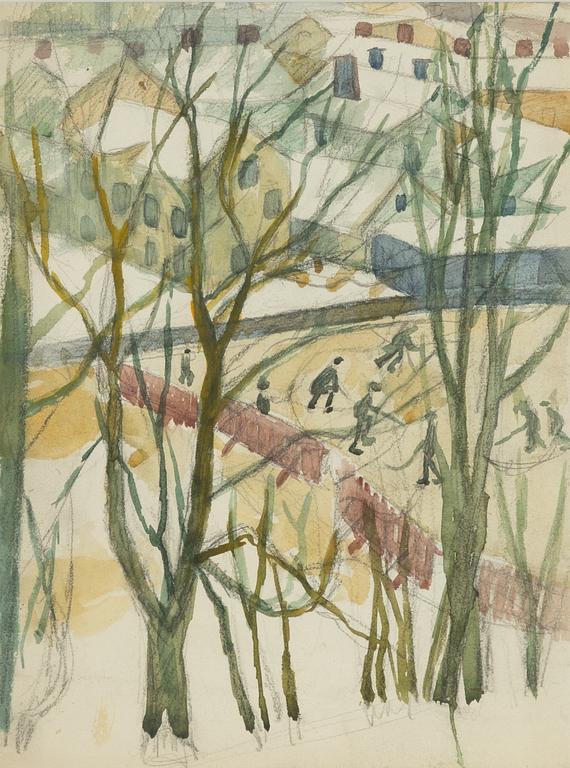 Maj Bring, Vy genom träden.