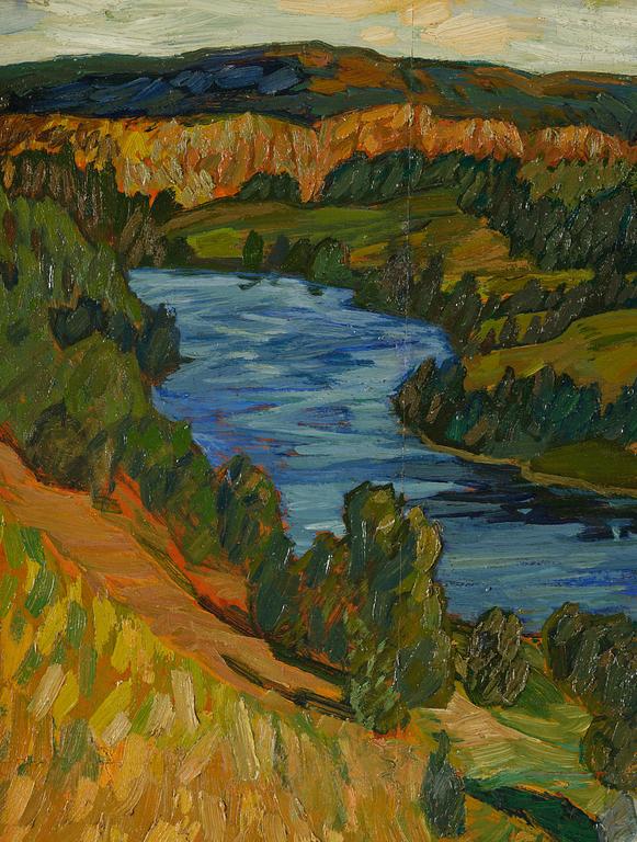 Helmer Osslund, Autumn at Indalsälven.