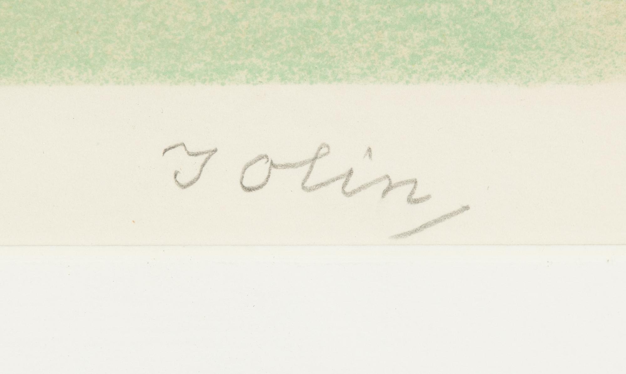 Einar Jolin, lithograph in colours, signed and numbered 144/360.