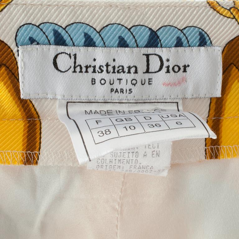 CHRISTIAN DIOR, a pair of silk pants.