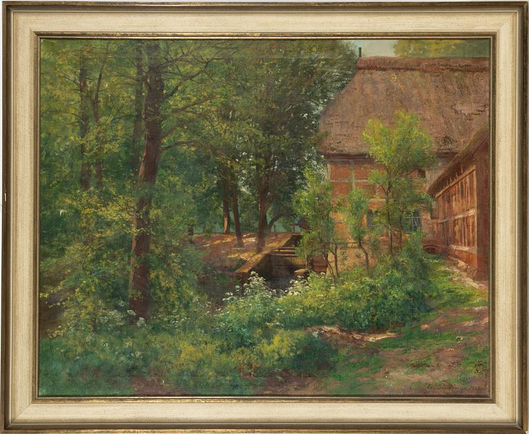 Friedrich Wilhelm Schwinge, "Alte Mühle in der Herde".