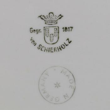 SKÅL, porslin, Schierholz , Tyskland 1900-talets mitt.