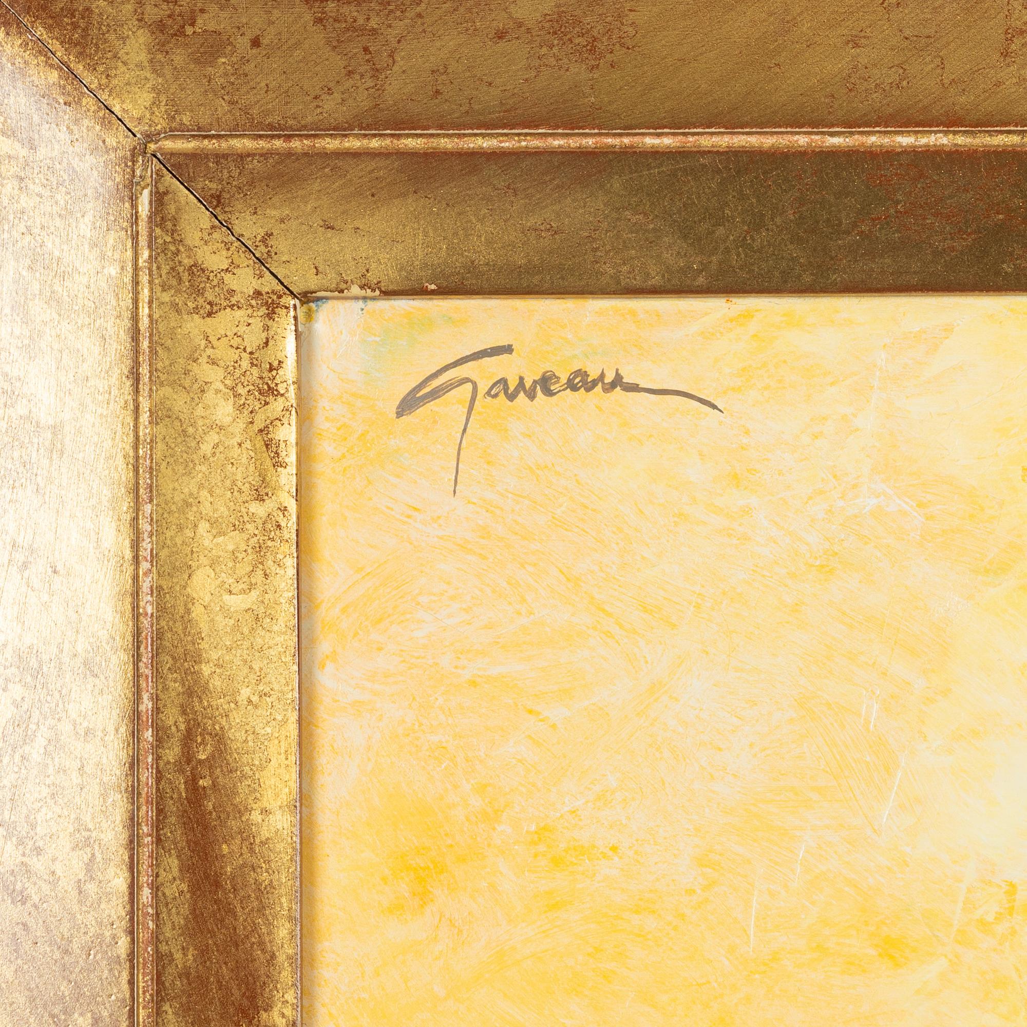 Claude Gaveau, "Jeune fille aux fleurs".