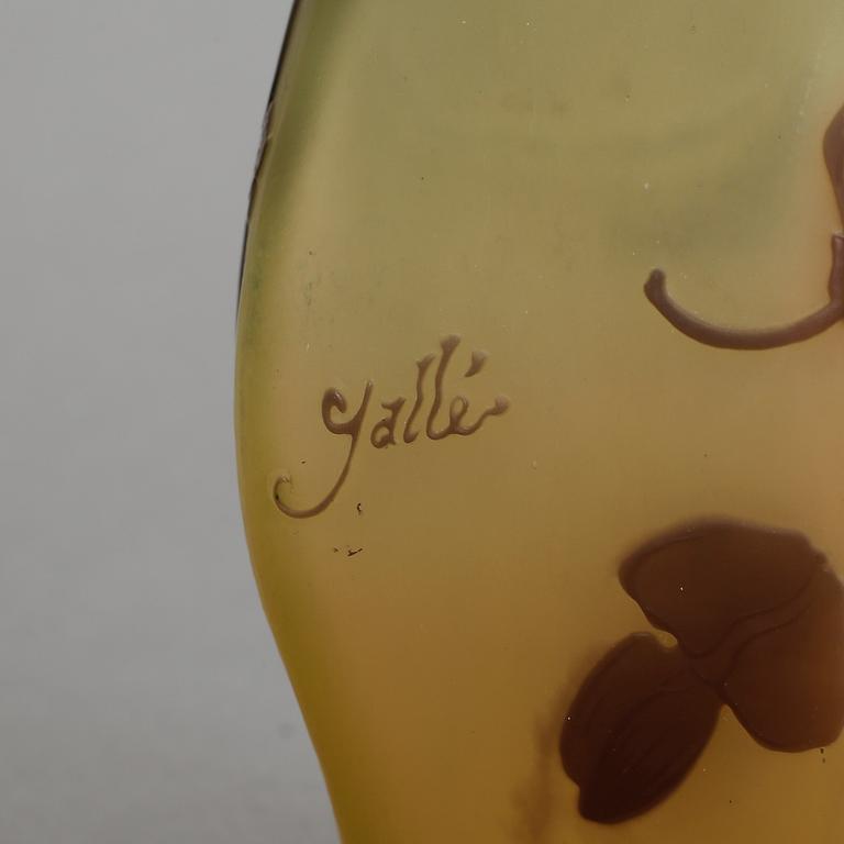 VAS, glas, Emile Gallé, Nancy, Frankrike, Jugend.
