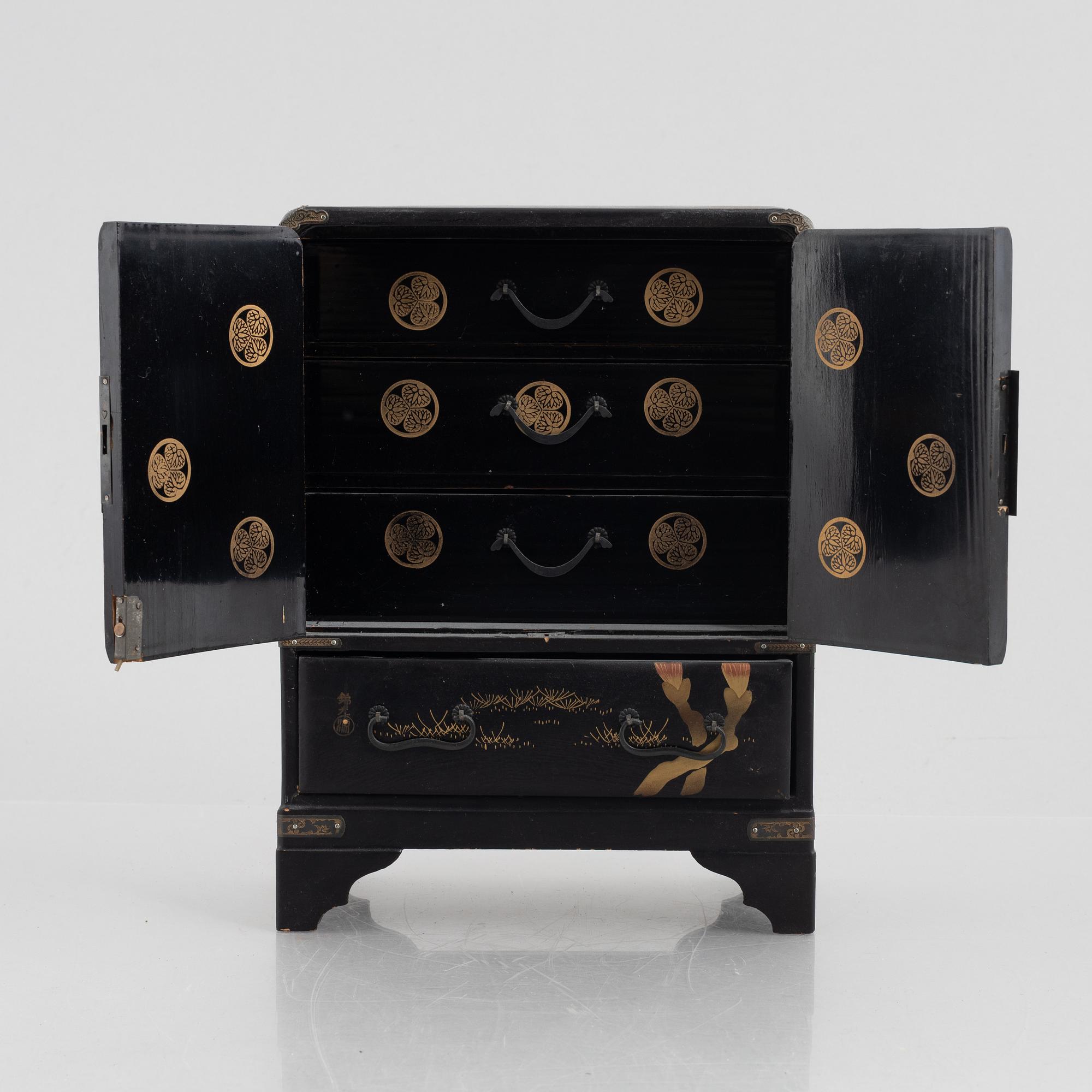 Miniature cabinet/box, Japan, early 20th century.