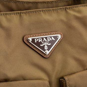 Prada, a nylon handbag.
