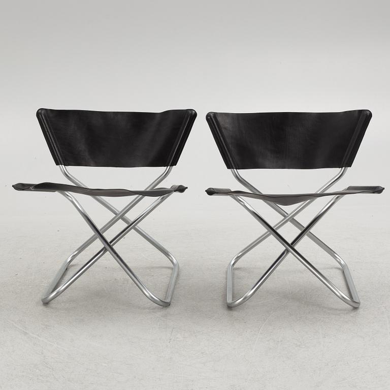 Erik Magnussen, fåtöljer, ett par, "Z-down chairs", Torben Ørskov, Danmark, ca 1968.