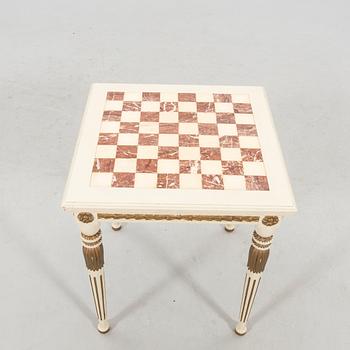 Chessboard, late Gustavian style, first half of the 20th century.