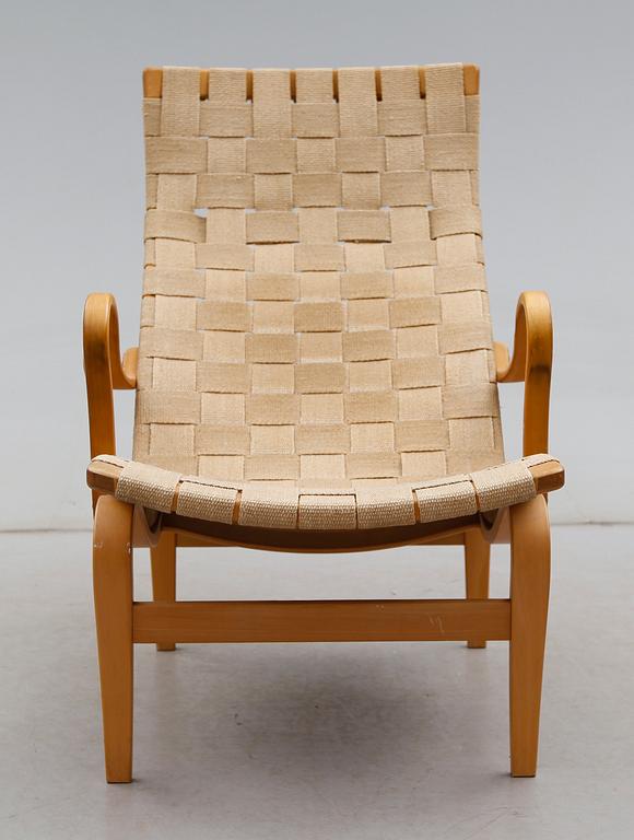 FÅTÖLJ, "Pernilla", Bruno Mathsson, Dux, 1900-talets andra hälft.