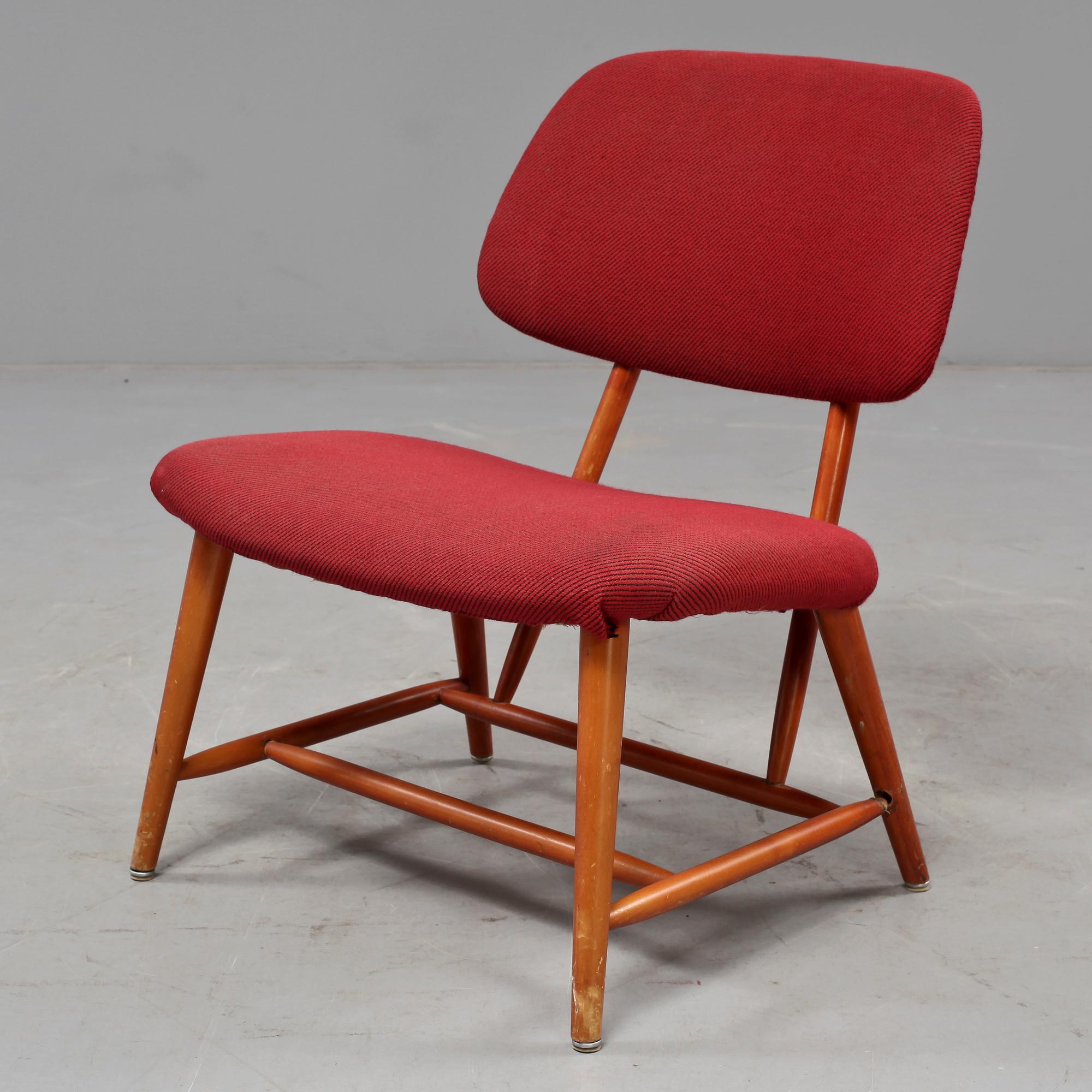 STOL, "Te-Ve", Alf Svensson, Ljungs Industrier AB. Formgiven 1953.