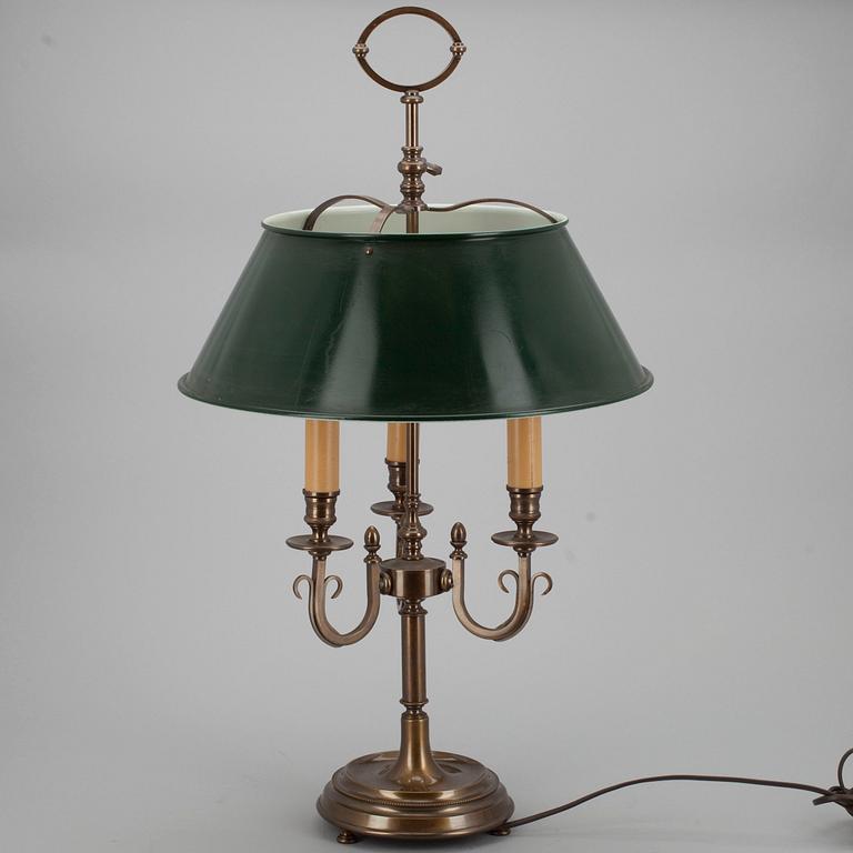 BORDSLAMPA, sk "Lampe à bouillotte", 1900-talets slut.