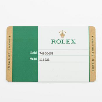 Rolex, Datejust 36, ca 2017.