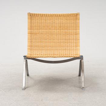 Poul Kjaerholm, a 'PK22' lounge chair, Fritz Hansen, Denmark.