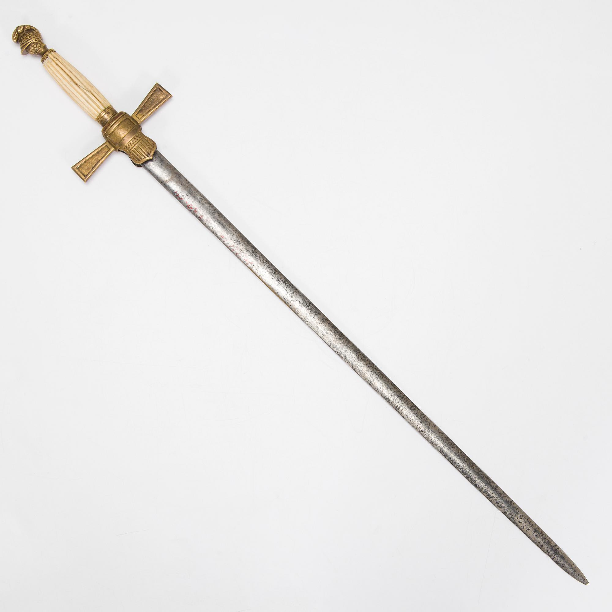 Ceremonial sword, American, early 20th century.