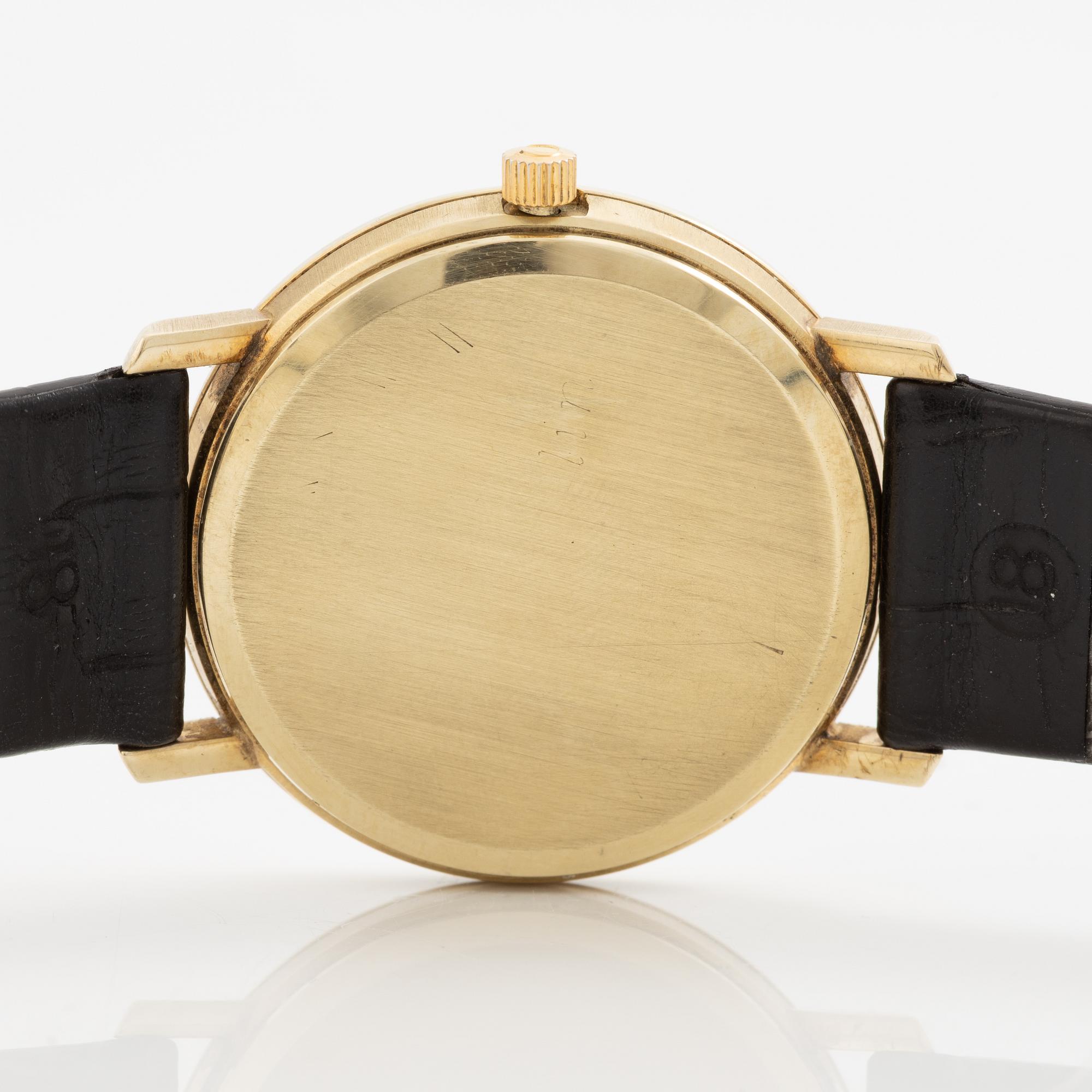 Omega, Genève, wristwatch, 34 mm.