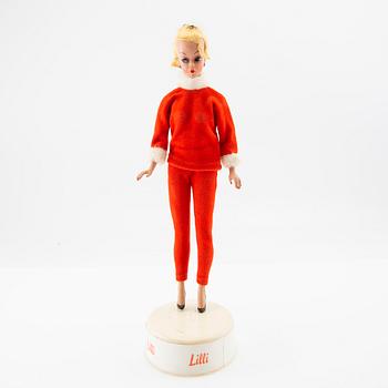 "Bild-Lilli", docka, Reinhard Berthier, Greiner & Hausser Gmbh, Tyskland, tillverkningsperiod 1955-64.