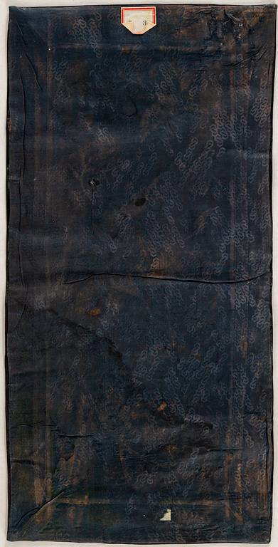 Seven Chinese textiles, 20th century.