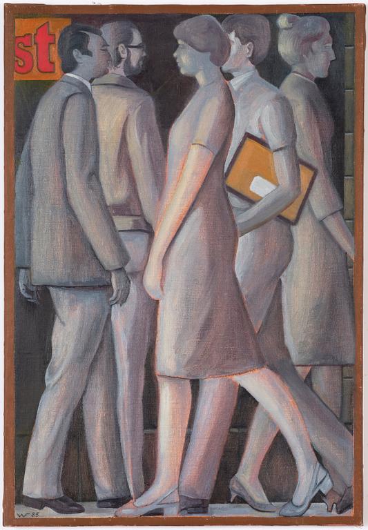 Erik Wessel-Fougstedt, "Människor på gatan".