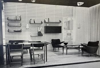 Ib Kofod-Larsen, a rare armchair model 423, Christensen & Larsen, Denmark, 1950s.
