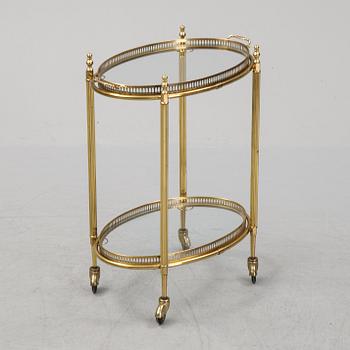 A drinks trolley, late 20th Century.