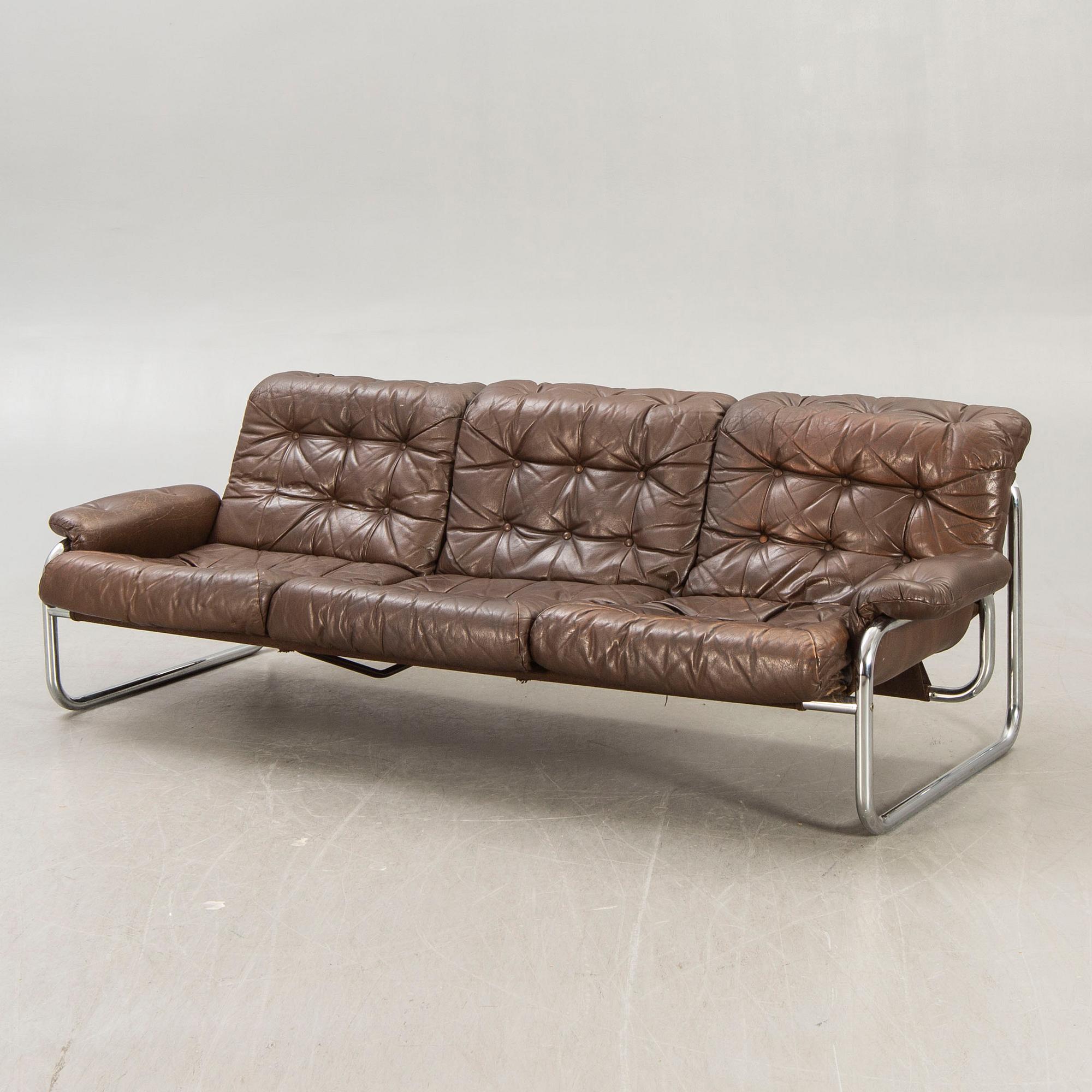 A 1970:s 'Borkum' sofa by Johan Bertil Häggström for IKEA.