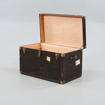 A trunk from Steiger Trunks in New York, early 20th century.