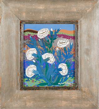 ALY BEN SALEM, gouache, signerad.