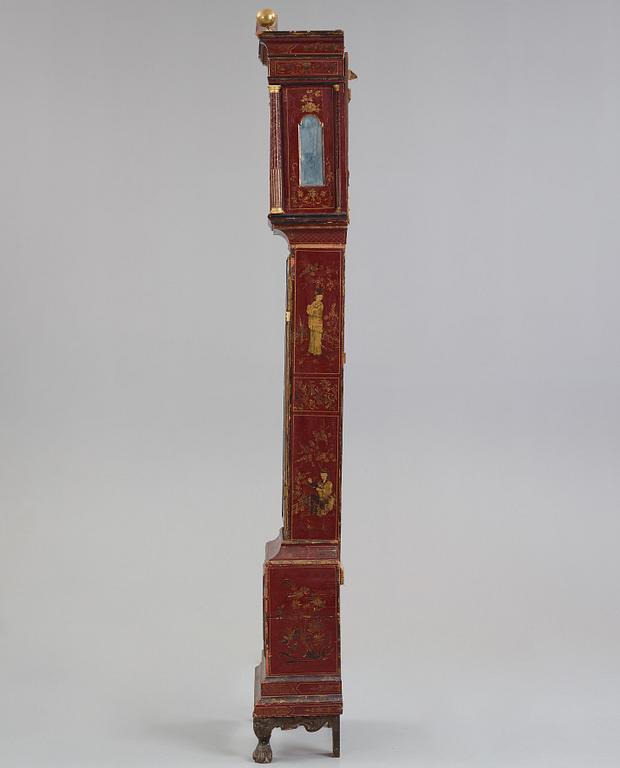 A William Webster Exchange Alley London, longcase clock, early 18th century.