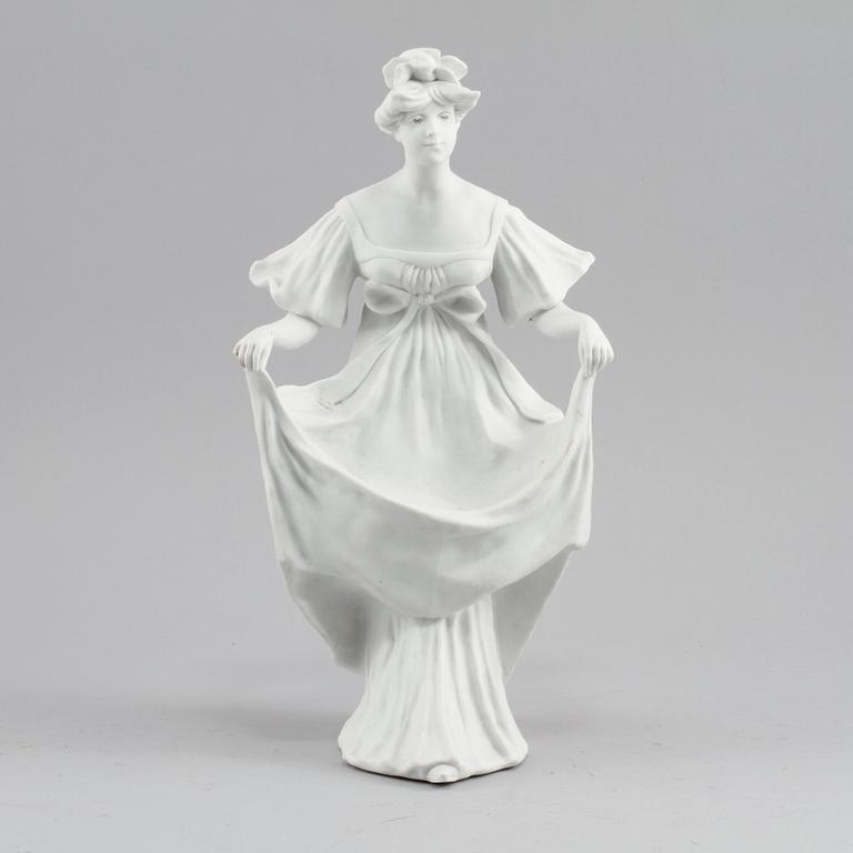 FIGURIN, parian, Sèvres-liknande märke, 1900-tal.