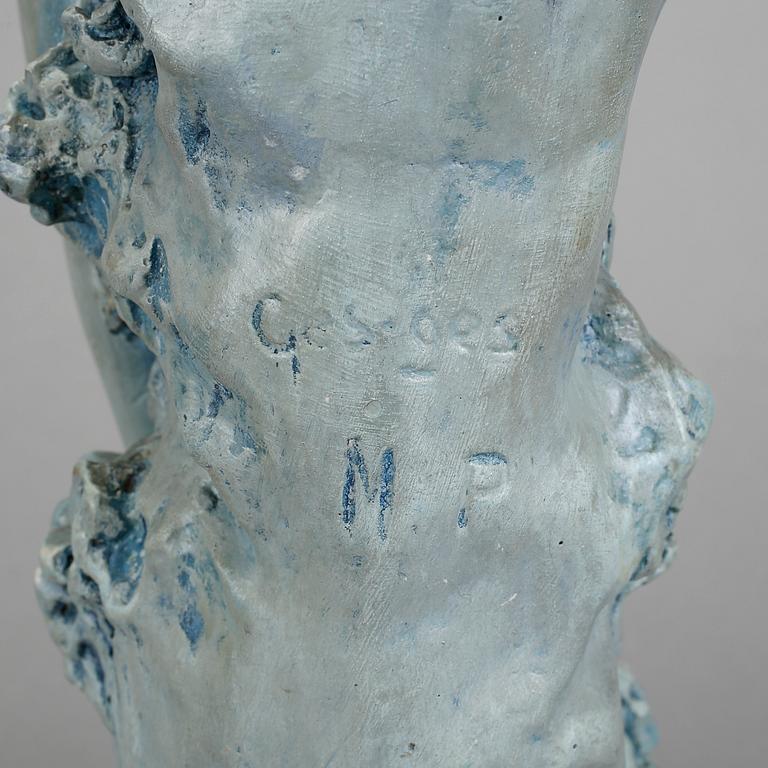 SKULPTUR, gips. Art noveau, 1900-talets början. Signerad.