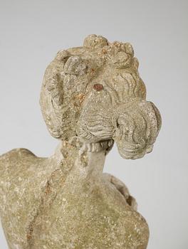 TRÄDGÅRDSSKULPTUR, gjutmassa, 1900-talets andra hälft.