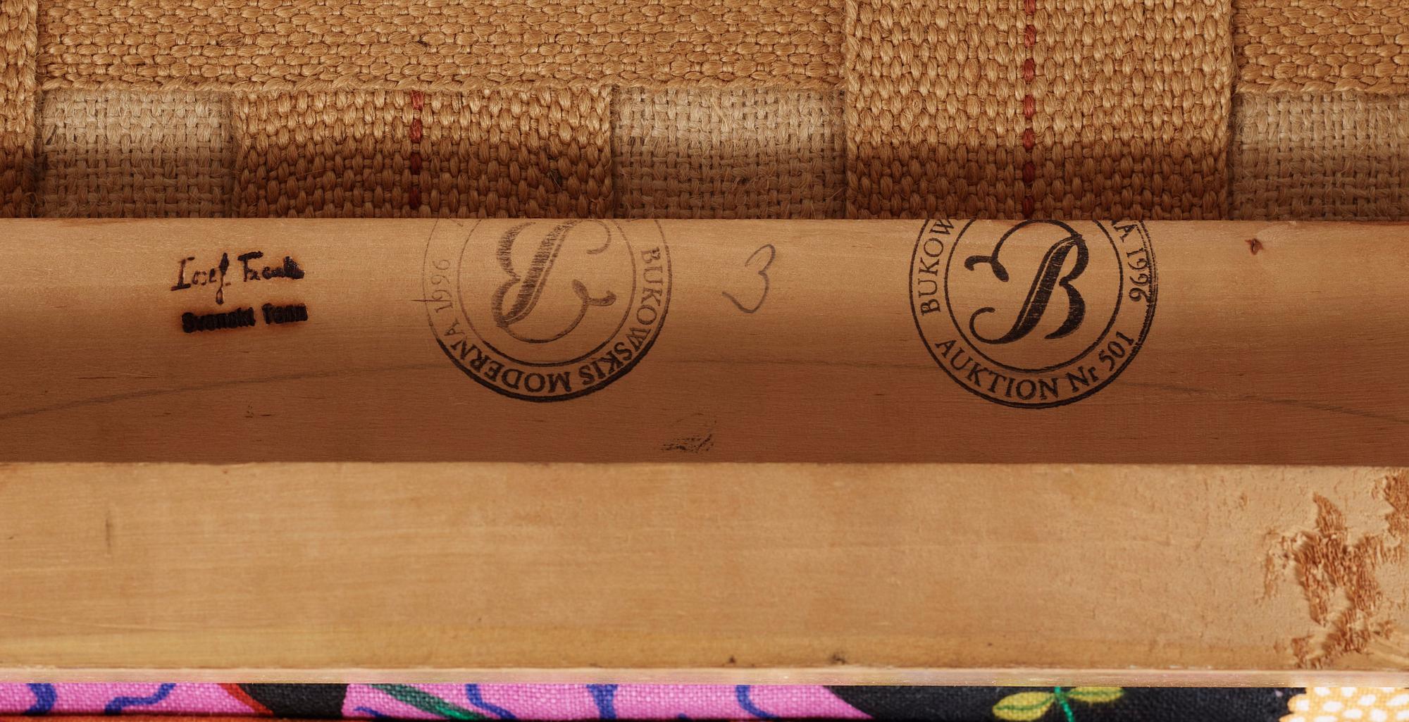 KARMSTOL, modell 667, Josef Frank, Firma Svenskt Tenn.