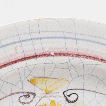 Birger Kaipiainen, a ceramic plate. Signed BK Arabia Suomi.