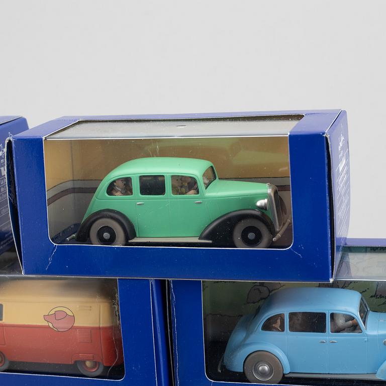 Model cars, 40 pcs, Tintin, Hergé-Moulinsart.