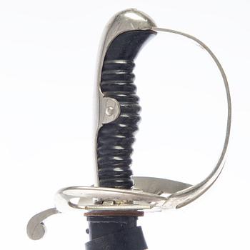 Sabel, tysk, 1900-tal, med balja.