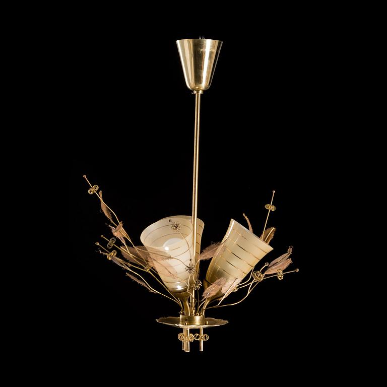 A model 9029/3 "Bridal bouquet" ceiling light manufactured by Taito in the early 1950s.
