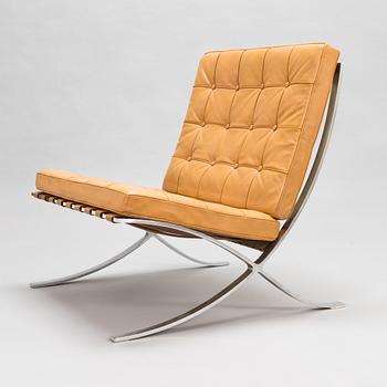 Ludwig Mies van der Rohe, nojatuoli, "Barcelona", Knoll.