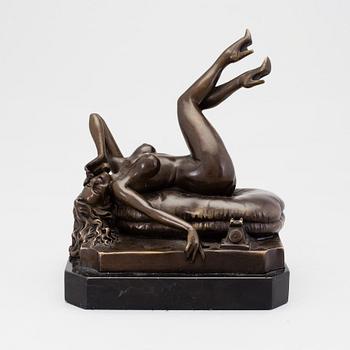 BRUNO ZACH, After, Sculpture in bronze, signed in the cast.