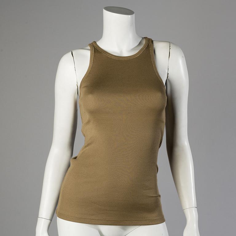 Trousers and and two tops by Ralph Lauren.