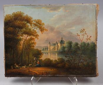 OKÄND KONSTNÄR, olja på duk, 1800-tal.