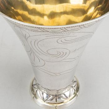 GUSTAF ELFSTRÖM, vase silver, Sala 1793, c 463g.