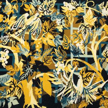 A wallhanging, machine-made, ca 99 x 157 cm, signed Hervé Lelong, J.F.D.