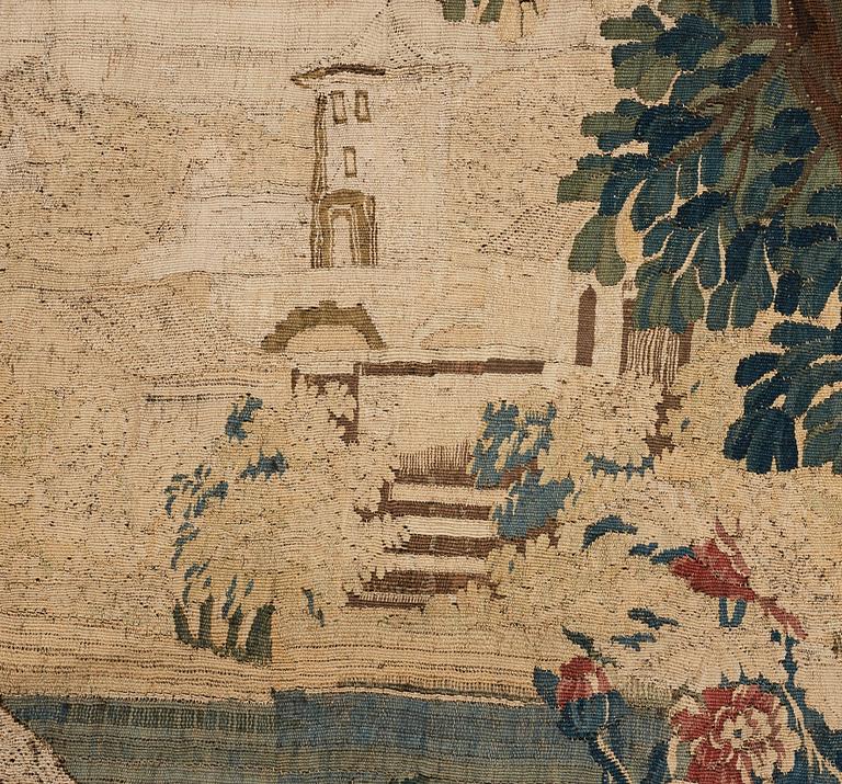 A TAPESTRY, tapestry weave, ca 271 x 500,5 cm, Aubusson, France 18th century, after Oudry.