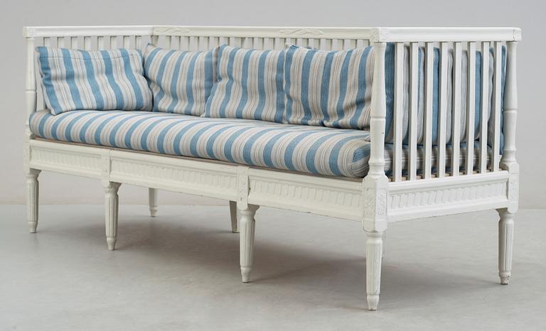 SOFFA, gustaviansk, sent 1700-tal.