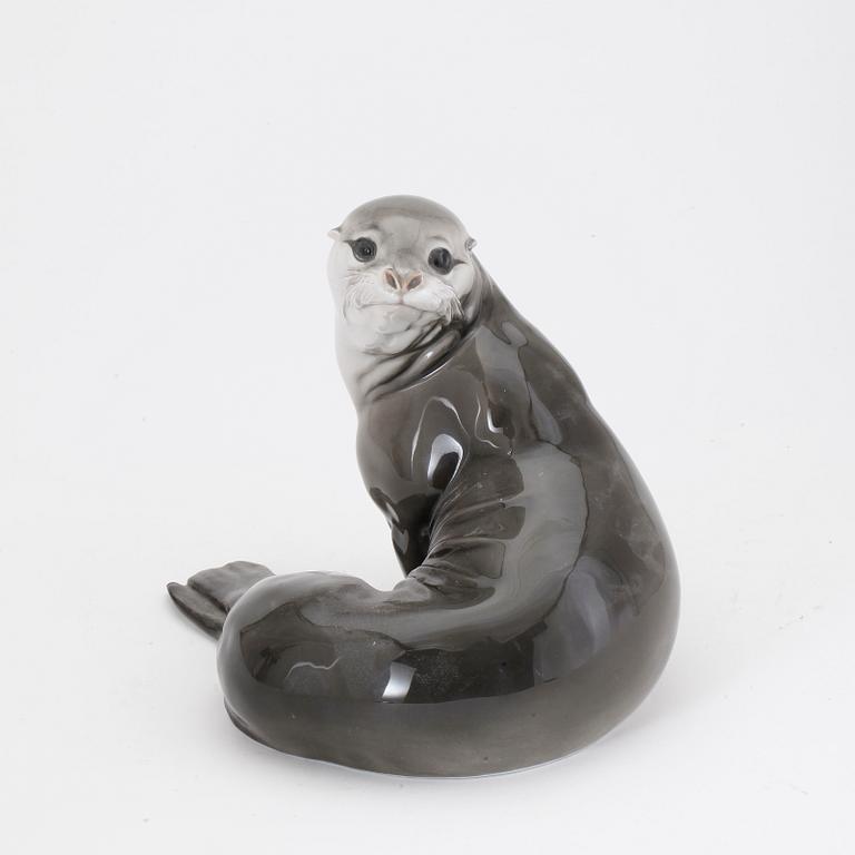 FIGURIN, porslin, Theodor Kärner, Rosenthal, omkring 1900-talets mitt.