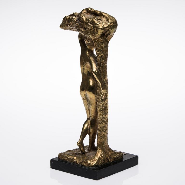 MATTI HAUPT, skulptur, brons, signerad.
